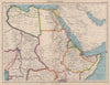 NORTH EAST AFRICA. Libya Egypt Sudan Ethiopia Chad. BARTHOLOMEW 1944 old map