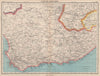 CAPE OF GOOD HOPE. Cape Province. South Africa. BARTHOLOMEW 1944 old map