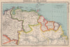 VENEZUELA & THE GUIANAS. British French Dutch Suriname. BARTHOLOMEW 1944 map