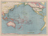 PACIFIC OCEAN showing Japanese occupied Micronesia. Palau Marianas &c 1944 map