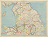 N ENGLAND. Lincolnshire parts. Lindsey Holland Kesteven. Yorks Ridings 1947 map