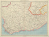 CAPE OF GOOD HOPE. Cape Province. South Africa. BARTHOLOMEW 1947 old map