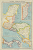 CENTRAL AMERICA. Panama Guatemala Nicaragua Costa Rica British Honduras 1947 map