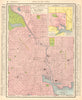 Baltimore town city map plan. Maryland. RAND MCNALLY 1906 old antique