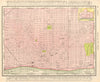 Detroit town city map plan. Michigan. RAND MCNALLY 1906 old antique chart