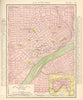 St. Paul town city map plan. Minneapolis. Minnesota. RAND MCNALLY 1906 old