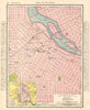 Minneapolis town city map plan. Minnesota. RAND MCNALLY 1906 old antique