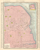 San Francisco city map plan. Street car lines. California. RAND MCNALLY 1906