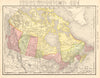Dominion of Canada. Manitoba pre-1912 expansion. RAND MCNALLY 1906 old map
