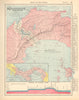 ISTHMUS OF PANAMA. Republic, Canal zone & profile. RAND MCNALLY 1906 old map