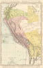 ECUADOR PERU BOLIVIA. Border pre Guerra del 41 war. RAND MCNALLY 1906 old map