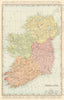 Ireland in provinces. Munster Leinster Connaught Ulster. RAND MCNALLY 1906 map