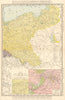 Eastern Germany. Prussia Silesia Poland. Berlin & Potsdam. RAND MCNALLY 1906 map