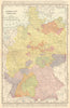 WESTERN GERMANY EMPIRE inc. Alsace Lorraine. Berlin. RAND MCNALLY 1906 old map