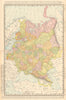 RUSSIA IN EUROPE. Poland Ukraine Caucasus Finland. RAND MCNALLY 1906 old map