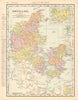 DENMARK. Inset Iceland. RAND MCNALLY 1906 old antique vintage map plan chart