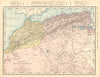 Algeria, Tunisia & Morocco. Sahara Desert. North Africa. RAND MCNALLY 1906 map