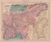 Assam with north east India & part of Burmah. Bangladesh Bhutan. HUGHES 1876 map