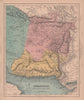 Afghanistan & Beloochistan. Pakistan. South west Asia. HUGHES 1876 old map