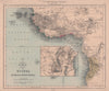 Guinea, Nigritia, Senegambia. West Africa & African Great Lakes. HUGHES 1876 map