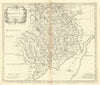 COUNTY OF MONMOUTH. Monmouthshire by ROBERT MORDEN.Camden's Britannia 1695 map