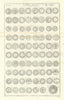 Saxon British Coins. 'NUMMI SAXONICI' (IV)  from Camden's Britannia 1722 print