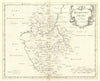 Bedfordshire. 'BEDFORD SHIRE' by ROBERT MORDEN from Camden's Britannia 1722 map