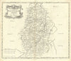 NOTTINGHAMSHIRE from Camden's Britannia by ROBERT MORDEN 1722 old antique map