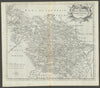 WEST RIDING OF YORKSHIRE by ROBERT MORDEN from Camden's Britannia 1722 old map