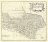 NORTH RIDING OF YORKSHIRE by ROBERT MORDEN from Camden's Britannia 1722 map