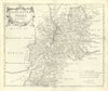 GLOUCESTERSHIRE by ROBERT MORDEN from Camden's Britannia 1722 old antique map