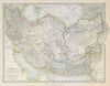PERSIA & AFGHANISTAN. South West Asia. Iran Baluchistan. JOHNSTON 1915 old map