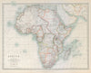 COLONIAL AFRICA. Kamerun borders reflect 1911 Treaty of Fez. JOHNSTON 1915 map