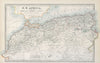 MAGHREB. Morocco Algeria & Tunisia. Er Riff. North Africa. JOHNSTON 1915 map