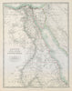 EGYPT ARABIA PETRAEA LOWER NUBIA. Nile Valley Red Sea Sharm El Sheikh 1915 map