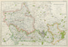 BERKSHIRE. Showing Parliamentary divisions, boroughs & parks. BACON 1920 map