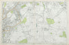 CROYDON Beckenham Woodside W Wickham Elmers End Norwood Hayes. BACON  1920 map