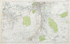 SOUTH CROYDON Carshalton Wallington Waddon Beddington Purley. BACON  1920 map