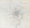 'TOWN OF BELFAST' city/borough plan. REFORM ACT. Antrim/Down. Ulster 1832 map