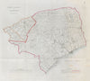 COUNTY OF THE TOWN OF CARRICKFERGUS borough plan. REFORM ACT. Ulster 1832 map