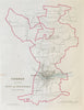 COUNTY OF THE TOWN OF DROGHEDA borough plan. REFORM ACT Louth Leinster 1832 map