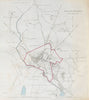 DUNGANNON town/borough plan. REFORM ACT. County Tyrone. Ulster 1832 old map
