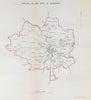 'COUNTY OF THE CITY OF KILKENNY' town/borough plan. REFORM ACT Leinster 1832 map