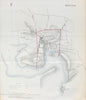 KINSALE town/borough plan. REFORM ACT. County Cork. Munster 1832 old map
