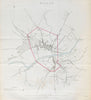 MALLOW town/borough plan. REFORM ACT. County Cork. Munster 1832 old map