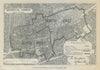 Bethnal Green Parliamentary Borough. London. BOUNDARY COMMISSION 1885 old map