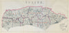 Sussex Parliamentary Divisions. Chichester Lewes. BOUNDARY COMMISSION 1885 map