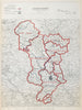 Derbyshire Parliamentary Divisions. Repton Belper. BOUNDARY COMMISSION 1885 map