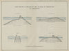 Breakwater cross-sections. Alderney, Plymouth, Dover & Portland 1859 old print
