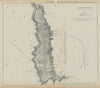 Lundy Island surveyed by Lt. H M Denham. Proposed breakwater. Devon 1859 map